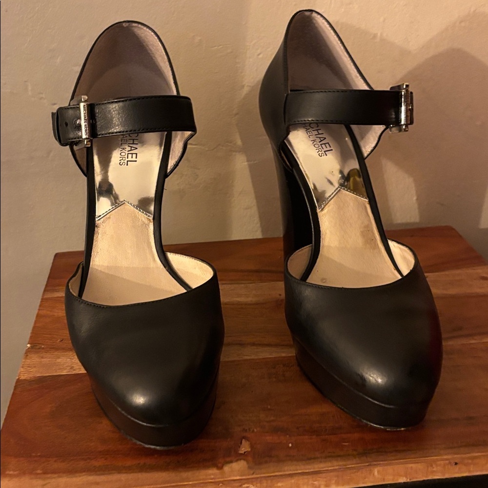 Michael Kors Black Mary Jane Pumps